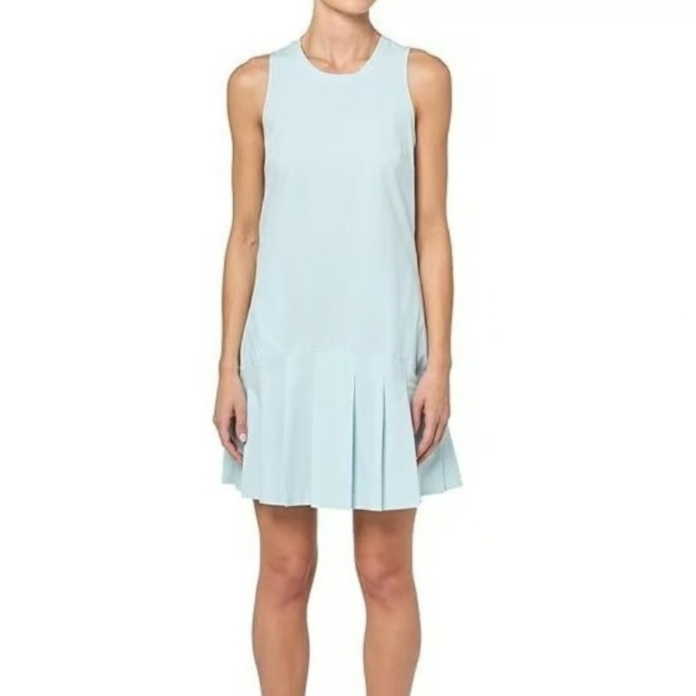 Carve Designs Blue Venture Balsa Pleated Dress